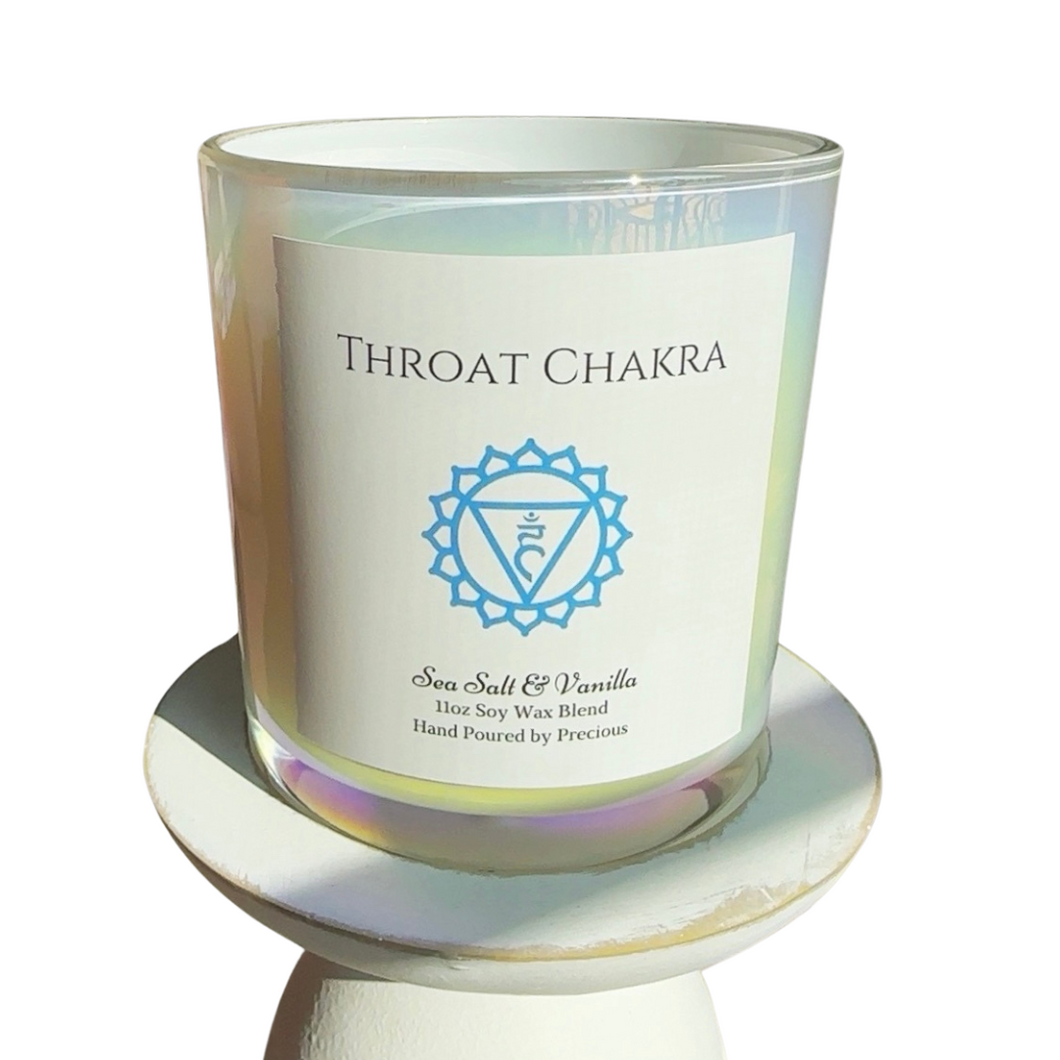 Throat Chakra Candle