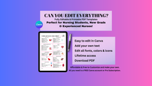 Load image into Gallery viewer, Nurse Lab Values Cheat Sheet-Digital Product - Authentic Intentions Candle Company LLC.
